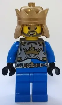 LEGO Castle - King's Knight Breastplate with Crown and Chain Belt, Crown minifigure