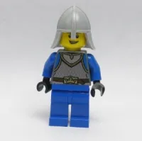 LEGO Castle - King's Knight Scale Mail, Crown Belt,  Helmet with Neck Protector, Open Grin minifigure