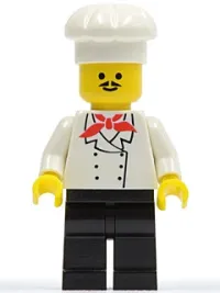 LEGO Chef - Black Legs, Moustache (Vintage) minifigure