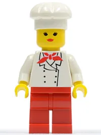 LEGO Chef - Red Legs, Female minifigure