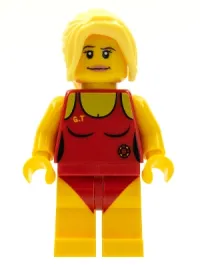 LEGO Lifeguard, Series 2 (Minifigure Only without Stand and Accessories) minifigure