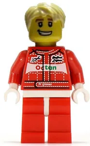LEGO Race Car Driver, Series 3 (Minifigure Only without Stand and Accessories) minifigure