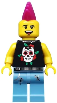 LEGO Punk Rocker, Series 4 (Minifigure Only without Stand and Accessories) minifigure