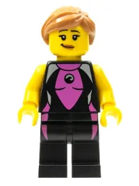 LEGO Surfer Girl, Series 4 (Minifigure Only without Stand and Accessories) minifigure