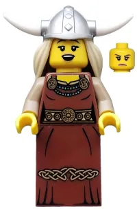 LEGO Viking Woman, Series 7 (Minifigure Only without Stand and Accessories) minifigure