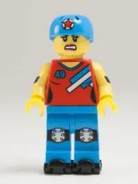 LEGO Roller Derby Girl, Series 9 (Minifigure Only without Stand and Accessories) minifigure