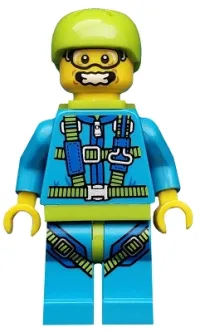 LEGO Skydiver, Series 10 (Minifigure Only without Stand and Accessories) minifigure