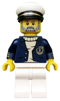 LEGO Sea Captain, Series 10 (Minifigure Only without Stand and Accessories) minifigure