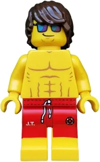 LEGO Lifeguard, Series 12 (Minifigure Only without Stand and Accessories) minifigure