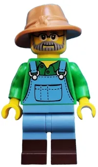 LEGO Farmer, Series 15 (Minifigure Only without Stand and Accessories) minifigure