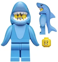 LEGO Shark Suit Guy, Series 15 (Minifigure Only without Stand and Accessories) minifigure