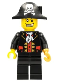 LEGO Pirate Captain, Black Vest minifigure