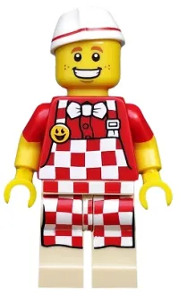 LEGO Hot Dog Vendor, Series 17 (Minifigure Only without Stand and Accessories) minifigure
