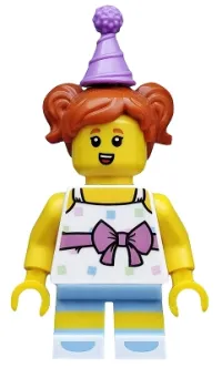 LEGO Birthday Party Girl, Series 18 (Minifigure Only without Stand and Accessories) minifigure