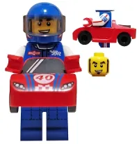 LEGO Race Car Guy, Series 18 (Minifigure Only without Stand and Accessories) minifigure