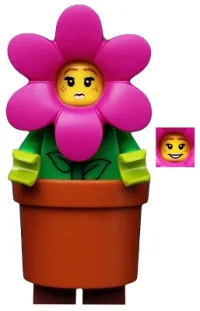 LEGO Flowerpot Girl, Series 18 (Minifigure Only without Stand and Accessories) minifigure