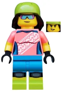 LEGO Mountain Biker, Series 19 (Minifigure Only without Stand and Accessories) minifigure