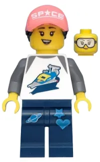 LEGO Space Fan, Series 20 (Minifigure Only without Stand and Accessories) minifigure