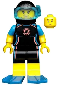 LEGO Sea Rescuer, Series 20 (Minifigure Only without Stand and Accessories) minifigure
