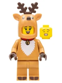 LEGO Reindeer Costume, Series 23 (Minifigure Only without Stand and Accessories) minifigure