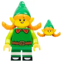 LEGO Holiday Elf, Series 23 (Minifigure Only without Stand and Accessories) minifigure