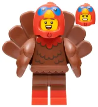 LEGO Turkey Costume, Series 23 (Minifigure Only without Stand and Accessories) minifigure