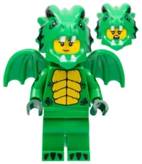 LEGO Green Dragon Costume, Series 23 (Minifigure Only without Stand and Accessories) minifigure