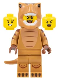 LEGO T-Rex Costume Fan, Series 24 (Minifigure Only without Stand and Accessories) minifigure