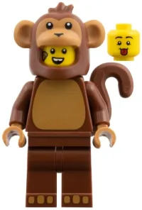 LEGO Monkey Costume Fan, Series 28 (Minifigure Only without Stand and Accessories) minifigure