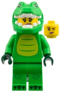 LEGO Crocodile Costume Fan, Series 28 (Minifigure Only without Stand and Accessories) minifigure