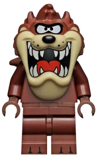 LEGO Tasmanian Devil, Looney Tunes (Minifigure Only without Stand and Accessories) minifigure