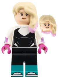 LEGO Gwen Stacy / Spider Gwen, Spider-Man Across the Spider-Verse (Minifigure Only without Stand and Accessories) minifigure