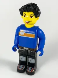 LEGO Max, Blue Torso, Black Legs minifigure
