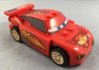 LEGO Lightning McQueen - Piston Cup Hood, White and Gold Wheels minifigure