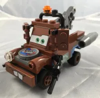 LEGO Tow Mater with Guns with Time Bomb Sticker minifigure