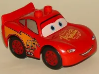 LEGO Duplo Lightning McQueen - Rust-eze Hood, Smooth Tires minifigure