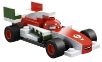 LEGO Francesco Bernoulli - Red 2 x 8 Plate minifigure