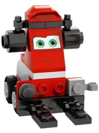 LEGO Pit Crew Helper - White minifigure