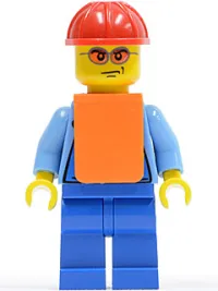 LEGO Lumberjack with Orange Vest minifigure