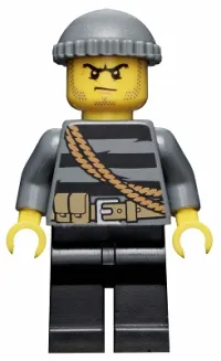 LEGO Police - City Burglar, Knit Cap minifigure