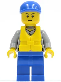 LEGO Coast Guard City - Crew Member, Blue Cap minifigure