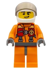 LEGO Coast Guard City - Helicopter Pilot, Harness minifigure