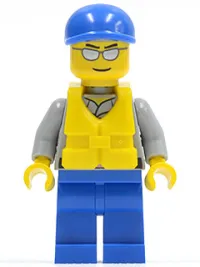LEGO Coast Guard City - Rescuer, Cap minifigure