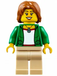 LEGO Camper - Female, Tan Legs minifigure