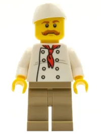 LEGO Hot Dog Vendor minifigure