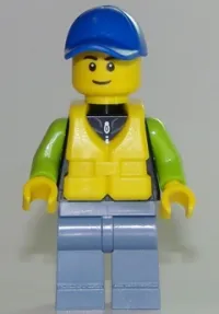LEGO Catamaran Operator, Male minifigure