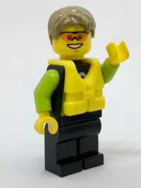 LEGO Beachgoer - Kayaker minifigure