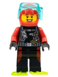LEGO Beachgoer - Scuba Diver minifigure