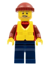LEGO Coast Guard City - Lifeboat Passenger minifigure