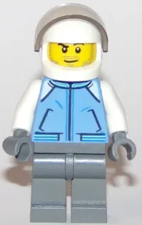 LEGO Helicopter Pilot - Medium Blue Jacket minifigure